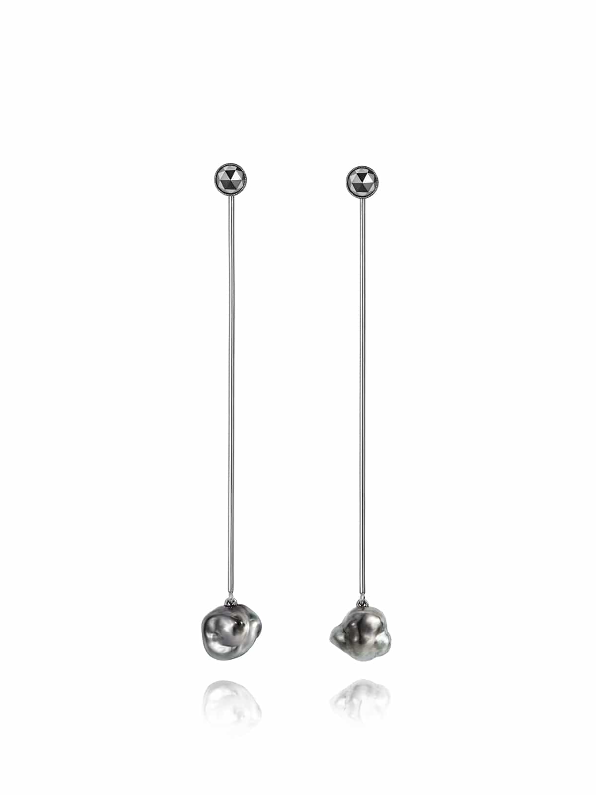 Tahitian pearl earring jackets