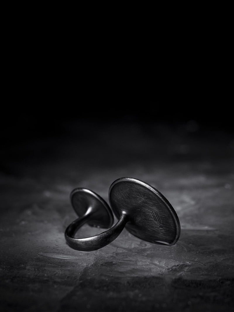 Death on skates ring, part of HUGO collection.